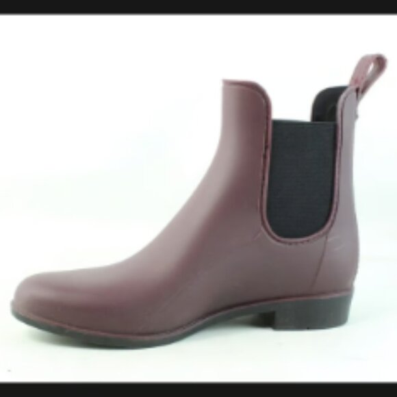 Sam Edelman Tinsley Sangria Matte Rain Boots - Picture 2 of 10
